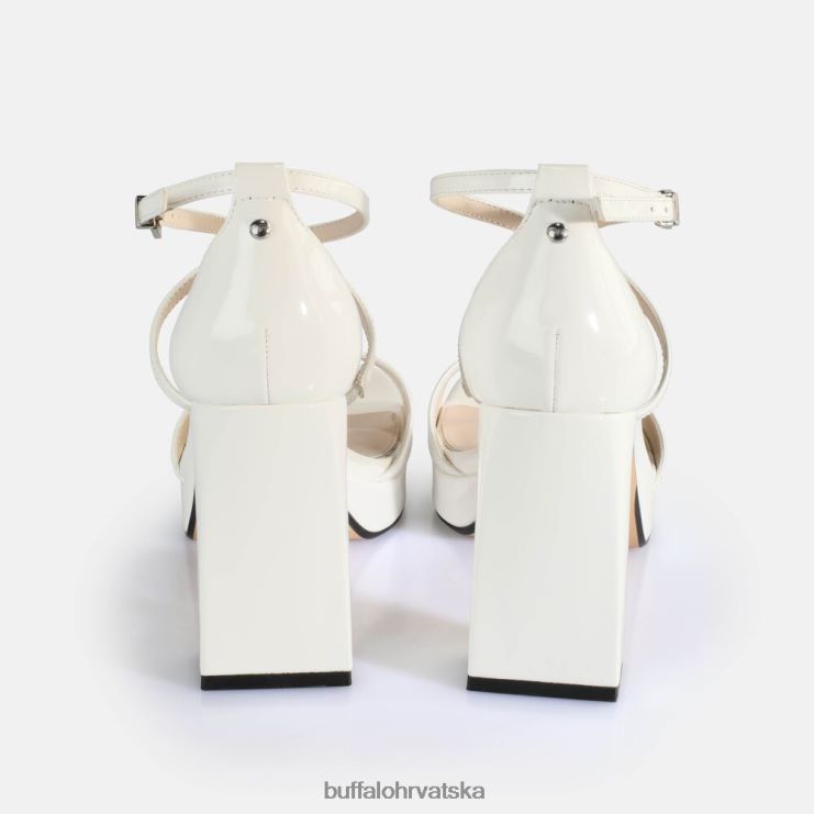 bijela Buffalo cherry uredne sandale na petu veganske |sandale TDD6T444
